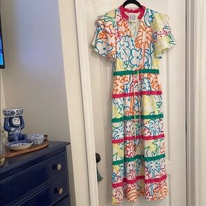 Alden Adair Multicolor Floral Dress